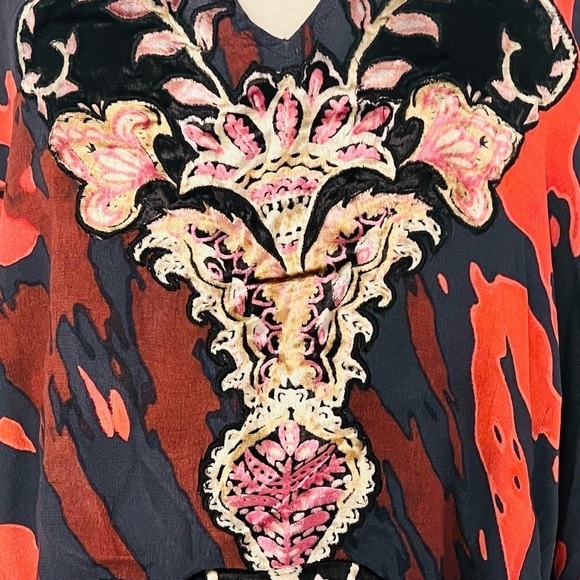 SOFT SURROUNDINGS Epiphany Maxi Dress Velvet Details Size NEW Boho Bohemian - Picture 7 of 10